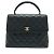 Borsa in pelle nera Chanel Nero