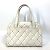 Chanel Vintage Mini Duffle Tasche Weiß - Ansicht 2