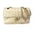 Chanel CC Mark Double Chain Crossbody Shoulder Bag Beige Cloth  ref.1472689