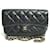 Étui de téléphone portefeuille Chanel AP2096 CC Mark Cuir Noir  ref.1472692