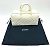 Borsa a mano matelassé Chanel CC Mark Bianco - vista 16