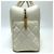 Borsa a mano matelassé Chanel CC Mark Bianco - vista 3
