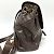 Zaino Chanel CC Mark Chain Marrone - vista 4