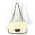 Borsa a spalla in pelle bianca Chanel Bianco