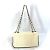 Borsa a spalla in pelle bianca Chanel Bianco - vista 2