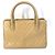 Borsa a mano in pelle beige Chanel