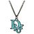 Collana Lunga Trotter Christian Dior Argento Blu chiaro - vista 2