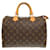 Sac à main Louis Vuitton Speedy 30 Monogram Cuir vernis Marron  ref.1472759