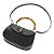 Borsa a spalla Gucci Bamboo Nero - vista 4
