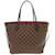 Bolsa tote Louis Vuitton Neverfull MM Damier Marrom Lona  ref.1472793