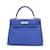 Hermès Hermes Kelly 28 Handbag in Blue Electric Leather  ref.1472810