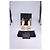 Sandali decorati Saint Laurent Gippy 110 in raso beige - vista 11