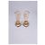 Sandali decorati Saint Laurent Gippy 110 in raso beige - vista 9