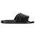 Pantofole in gomma nera con stampa logo Givenchy