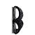 Pantofole in gomma nera con stampa logo Givenchy - vista 10