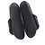 Pantofole in gomma nera con stampa logo Givenchy - vista 14