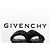 Pantofole in gomma nera con stampa logo Givenchy - vista 2