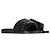 Pantofole in gomma nera con stampa logo Givenchy - vista 4