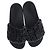 Pantofole in gomma nera con stampa logo Givenchy - vista 6