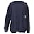 Miu Miu Knitted Sweater in Navy Blue Cashmere Wool  ref.1473450