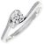 Autre Marque Platin-Diamantring Pt900 0,30 ct/0,05 ct Größe 10