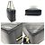 Bolsa de ombro Chanel em couro de cordeiro V-Stitch com corrente Preto - vista 3