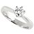 Autre Marque Platin-Diamantring PT900 0,325 ct Größe 7 Silber