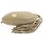 Borsa a spalla in pelle con frange Jimmy Choo oro D'oro - vista 5