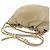 Borsa a spalla in pelle con frange Jimmy Choo oro D'oro - vista 6