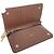 Pochette a spalla con catena e logo Burberry a righe Marrone - vista 3