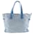 Chanel Travel Line Tote TGM Canvas Tote Bag A15826 in gutem Zustand Blau Leinwand  ref.1476831