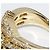 Autre Marque Au750 Saphir-Diamantring Golden - Ansicht 4