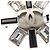 Spilla in metallo con strass Chanel 05A Nero - vista 5