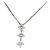 Autre Marque Platin-Diamant-Trilogie-Halskette PT900