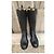 Botas Sartore de cuero negro - vista 4