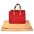 Borsa Louis Vuitton Monogram Vernis Reade PM Rosso - vista 14