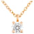 Tiffany & Co. Solitaire Necklace in Pink Gold  ref.1479901