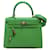 Hermès Kelly 25 Green Leather  ref.1479916