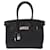 Hermès Birkin 30 Negro Cuero  ref.1480392