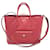 Prada Saffiano Vermelho Couro  ref.1480397