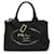 Tote Prada Canapa Black Cloth  ref.1480498