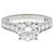 Cartier Platin-Diamantring Pt950 1,50 ct #52 Weiß - Ansicht 2