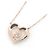 Autre Marque Collana in pietra semitrasparente con diamante 4℃ K10PG Rosa - vista 4
