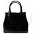 Autre Marque Borsa a mano in pelle di coccodrillo Nero