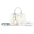 Sac à main Prada Paradigm Triangle Plate Saffiano Cuir Blanc  ref.1482502