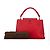 Borsa Louis Vuitton Capucines MM Rosso - vista 10