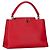 Borsa Louis Vuitton Capucines MM Rosso - vista 2