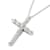 Tiffany & Co. Platinum Medium Cross Diamond Necklace  ref.1482618