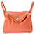 Hermès Hermes Lindy 30 Shoulder Bag in Mango Leather  ref.1482750