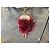 Prada Charm para bolso Millie Rojo Oscuro Piel Burdeos - vista 5